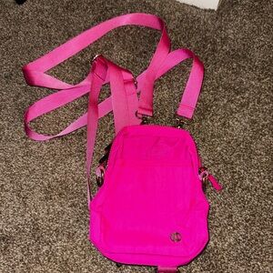 Vibrant Pink Crossbody Bag